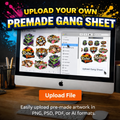UPLOAD GANG SHEET